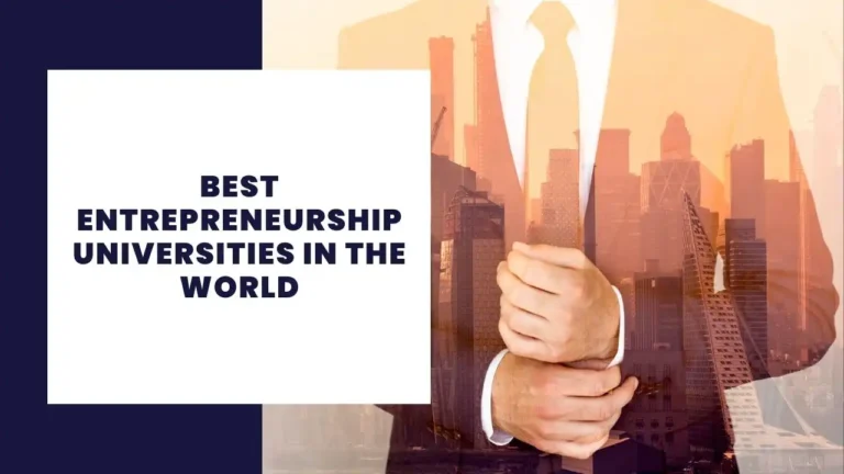 best entrepreneurship universities in the world