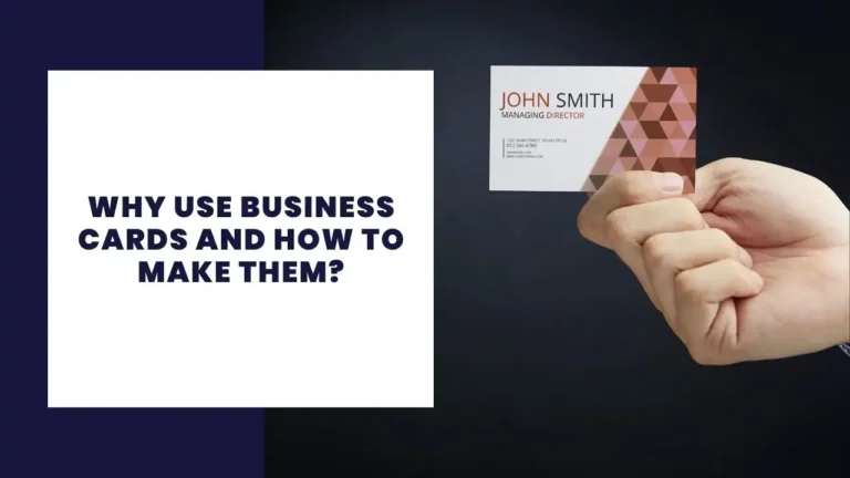 why use business cards