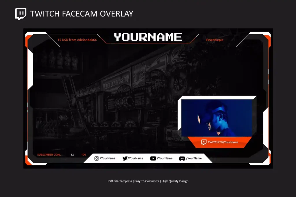 Stream Overlay for Twitch 2
