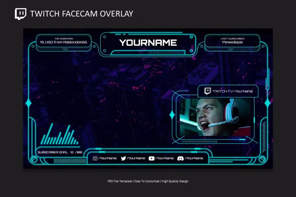 Stream Overlay for Twitch 4
