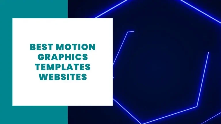 motion graphics templates