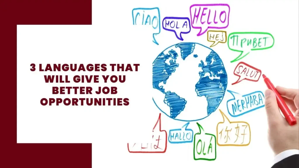 Languages for better job opportunities