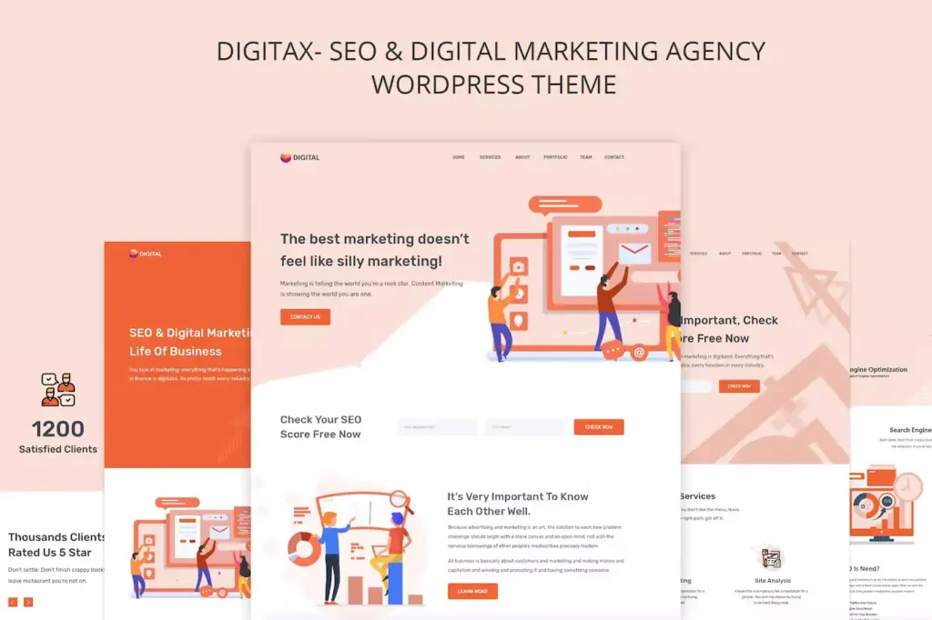 Digitax SEO & Digital Marketing Agency Themes