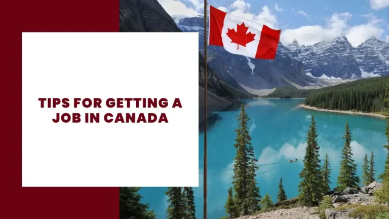 Tips for getting a job in Canada