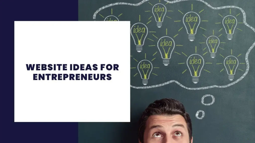 起業家のためのウェブサイトアイデア