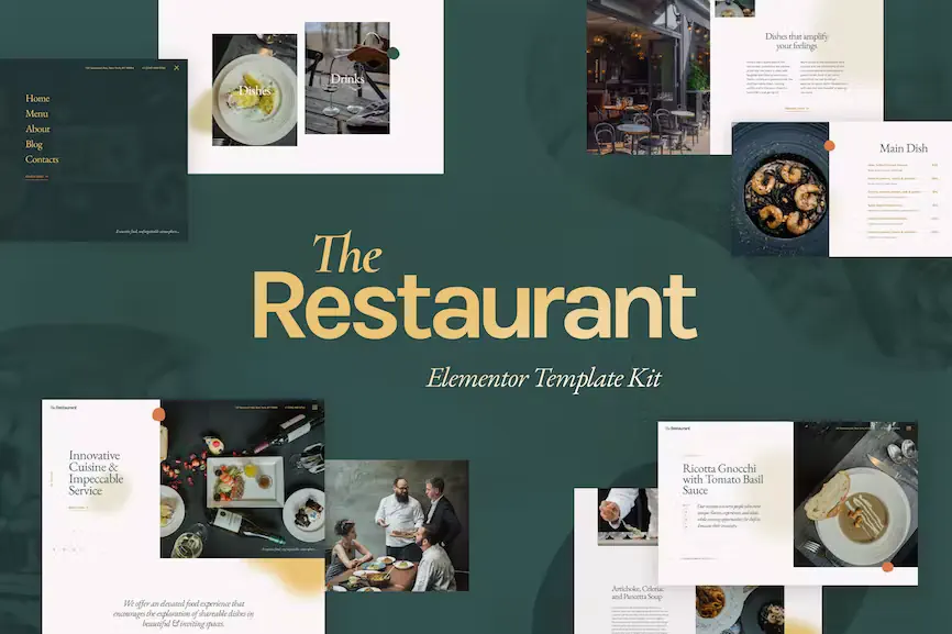 The Restaurant Elementor Template Kit