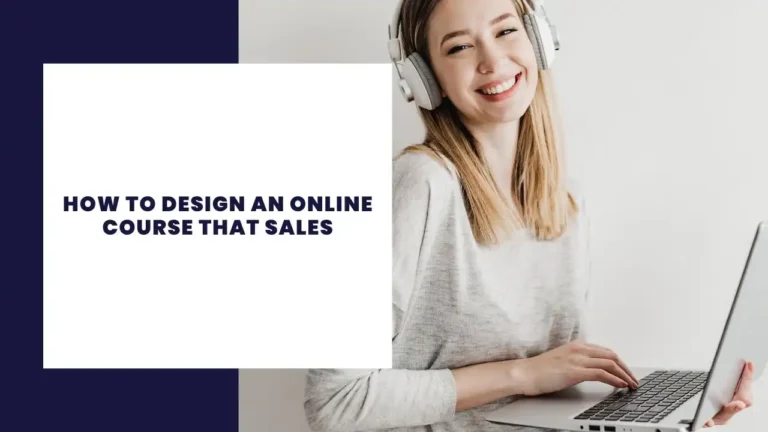 How to design an Online Course