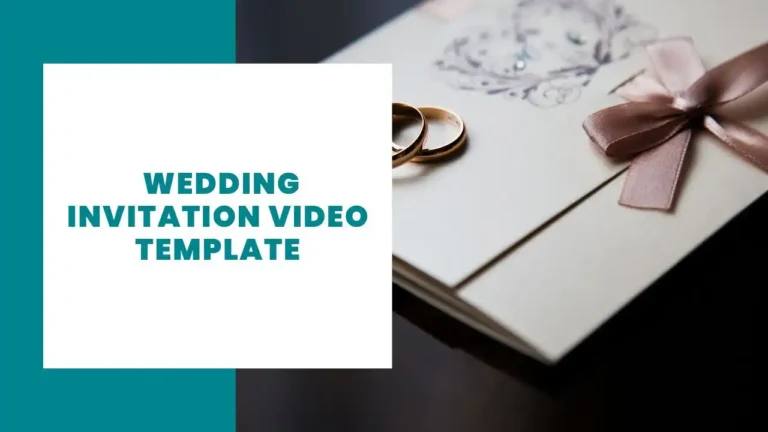 Wedding Invitation Video Template