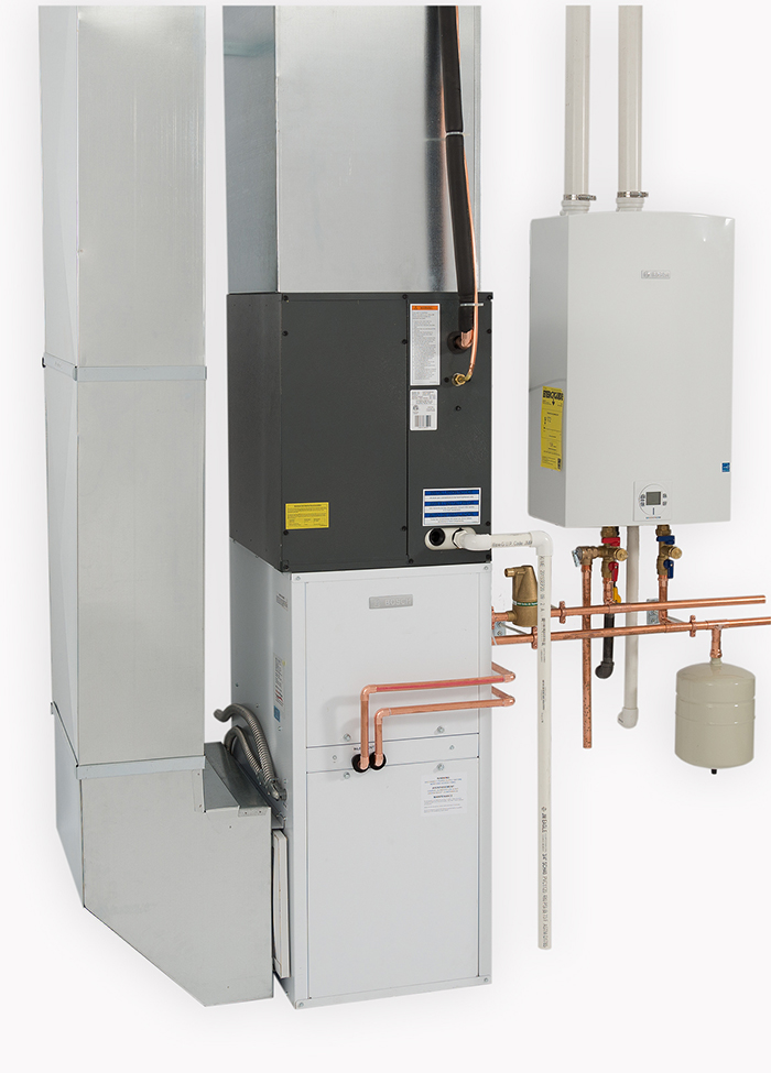 Bosch Hydronic Air Handlers For Tankless Water Heaters