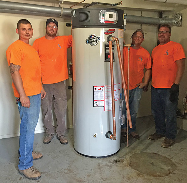 G F Wilbur Plumbing Replaces Apartment Buildings Water Heaters