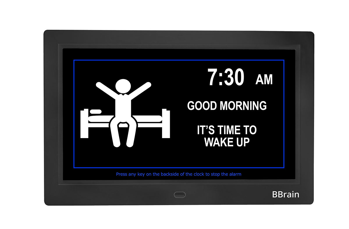 Banner Basic Digital Alarm Clock Zwart