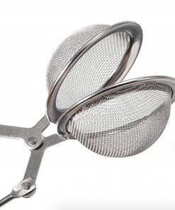 Bedford Tea Stainless Steel Tea Infuser and Strainer Opened