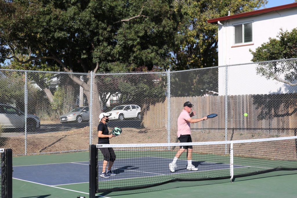 Easy to play and lacking prolonged motions, pickleball is a family friendly sport that has become increasingly popular in Berkeley. 