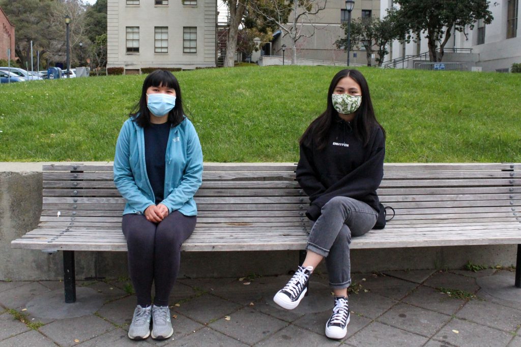 Joann Yu (left) and Amanda Sieu (right) are the vice president and president, respectively, of Berkeley High School's Asian Pacific Islander Club. 