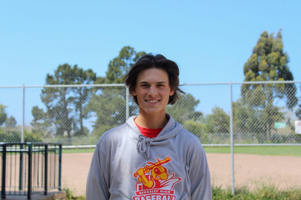 BHS senior Jake Hilton is a member of the varsity baseball team as well as a coach for the East Bay Cyclones.