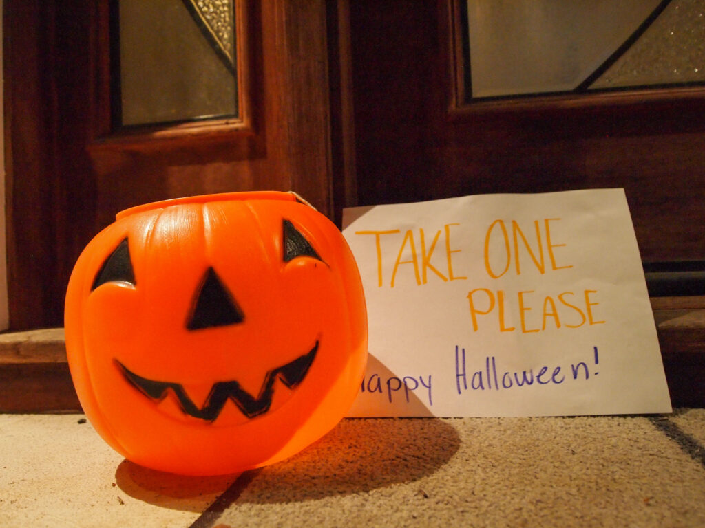 For children, the meaning of Halloween lies in collecting candy during trick-or-treating.