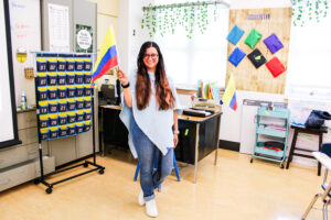 Angie Soto in her classroom.