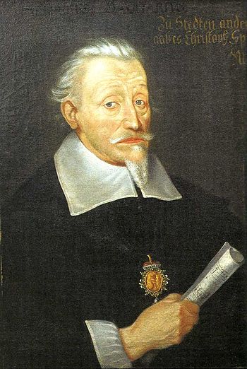 Heinrich Schütz, c. 1650-1660 (Leipzig), by Ch...
