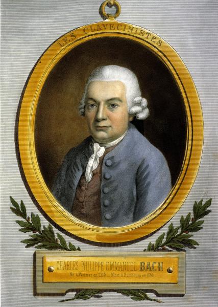 English: Portrait von C.P.E.Bach
