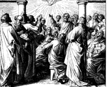 Pentecost by Julius Schnorr von Carolsfeld