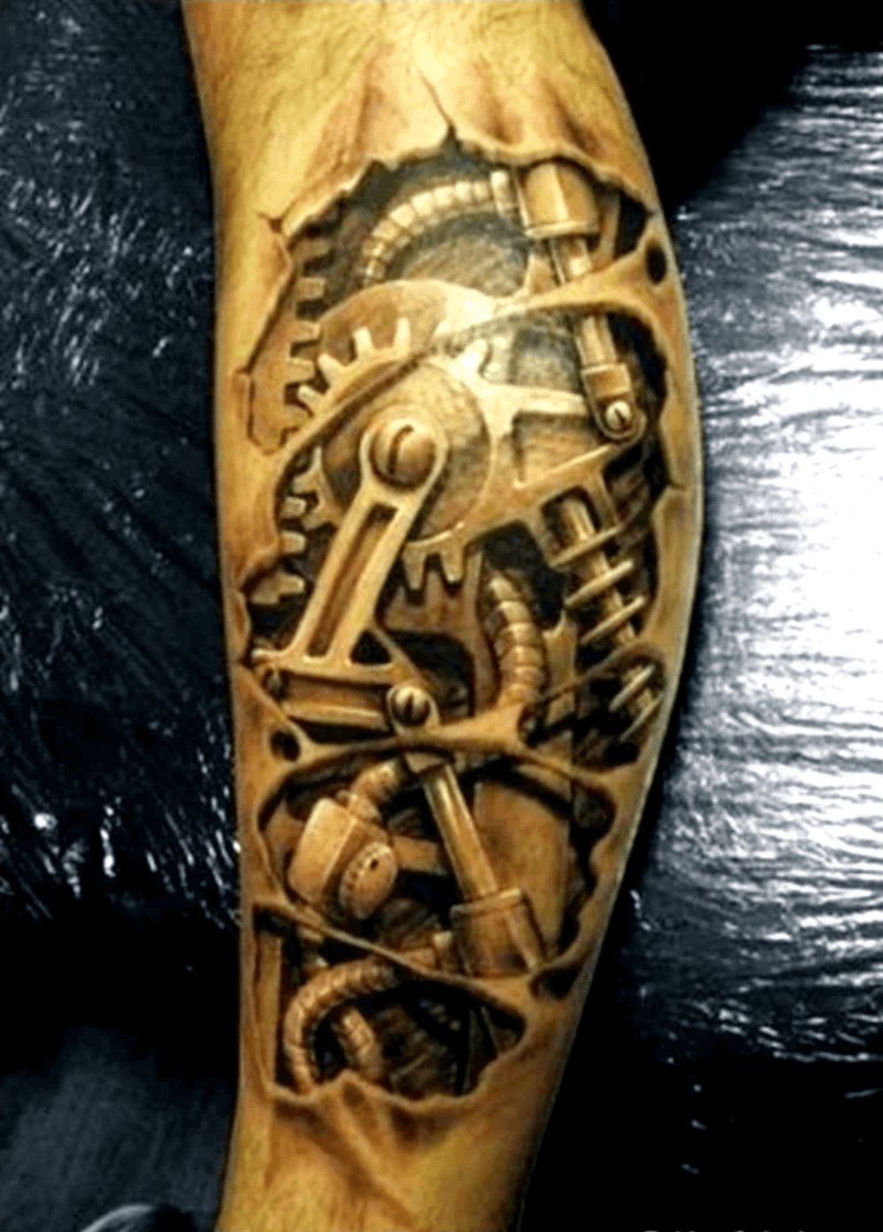 63 Amazing Mechanical Tattoos