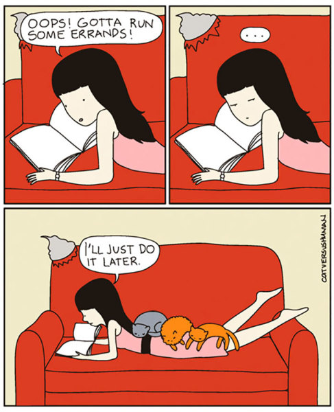 18 Hilarious Comics That Are All Too True for Cat Owners