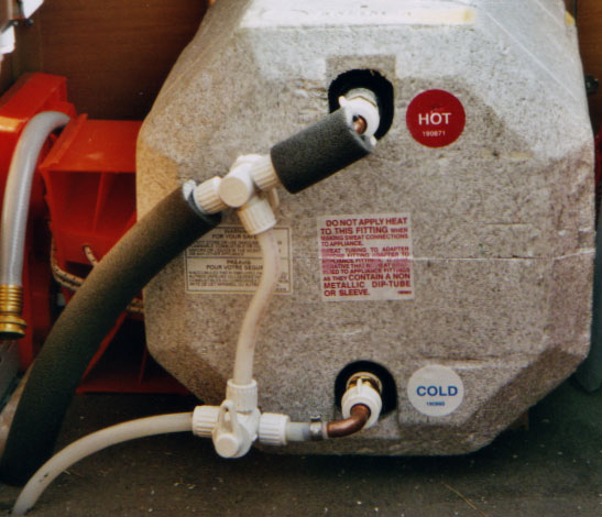 Rv Hot Water Heater Bypass Valve And Drain Valve Rvshare Com