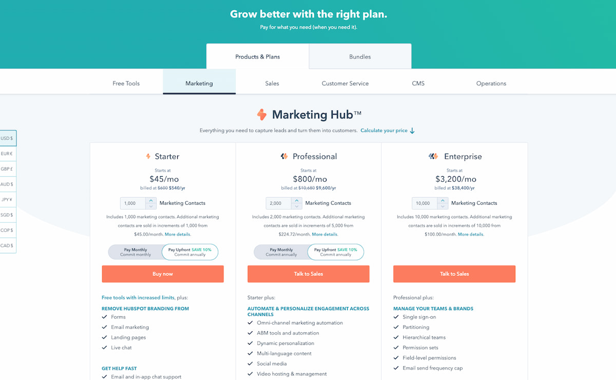 12 Best Pricing Page Examples To Inspire Your Own Design (5)
