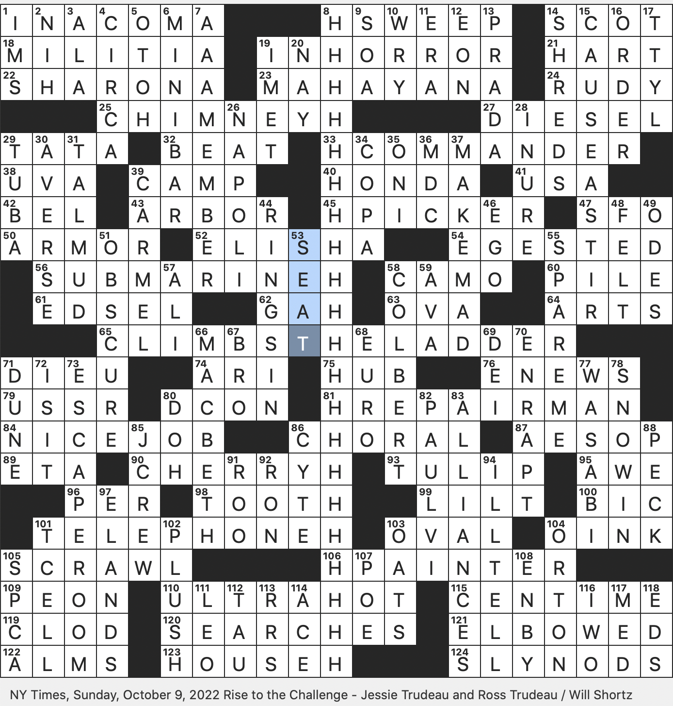 Rex Parker Does The Nyt Crossword Puzzle Like The Protagonist At The Start Of 28 Days Later Sun 10 9 22 One Of The Two Main Branches Of Buddhism Celebrity Gossip