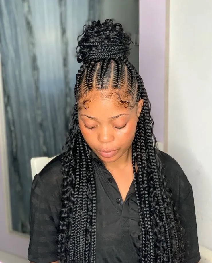 30 Classy Sample Of Braided Hairstyles For Black Girls 2022 Bhamystyles