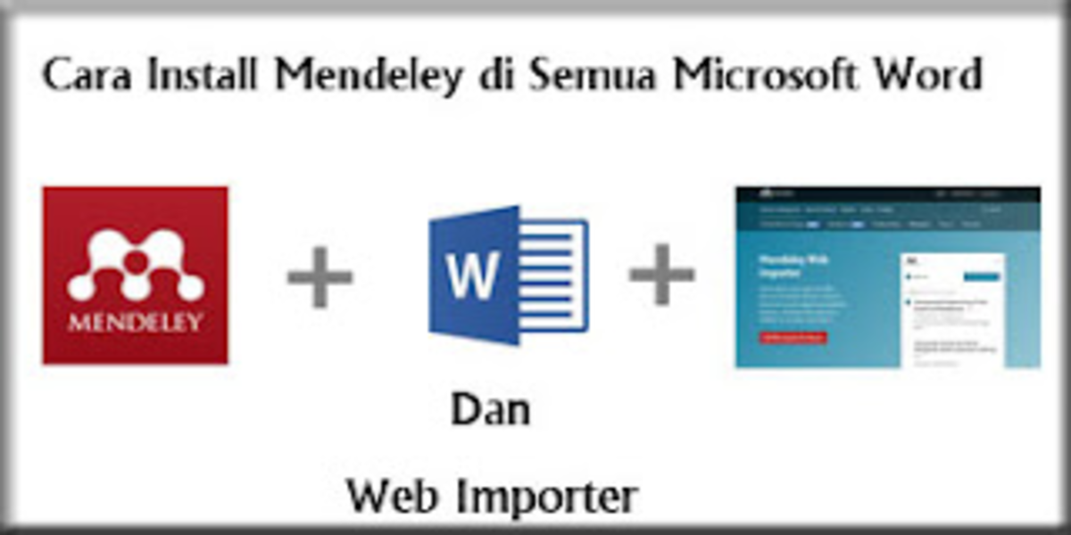 Cara Install Mendeley Di Semua Microsoft Word Dan Web Importer Selowtekno