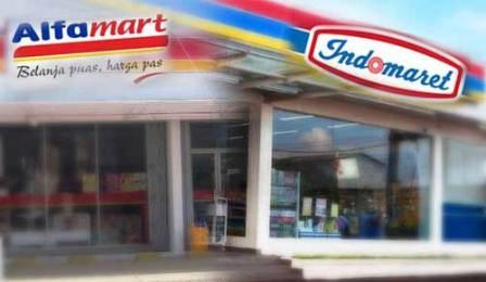 buka usaha waralaba alfamart dan indomaret