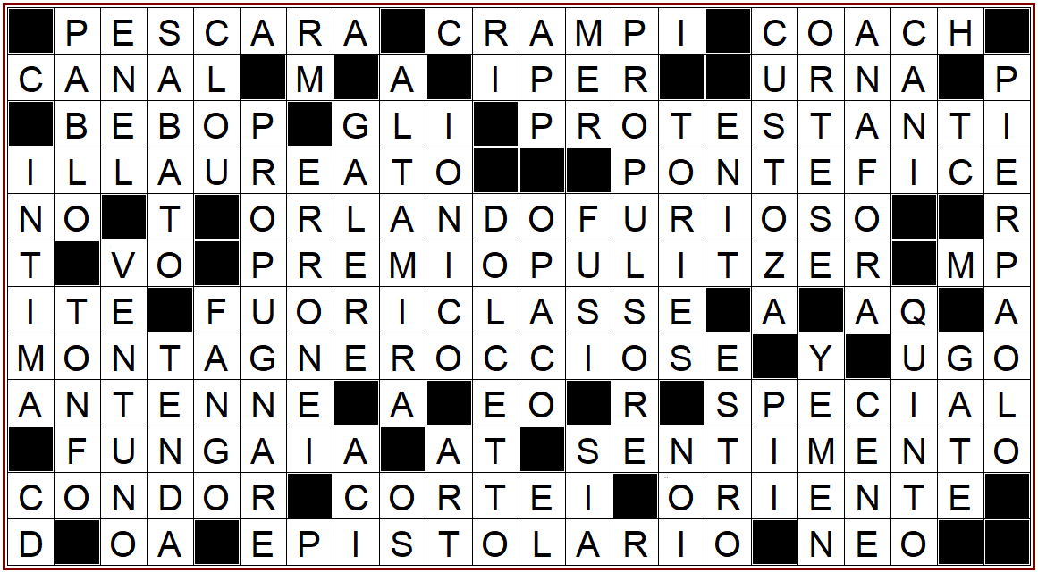 Soluzioni Dei Rebus Della Settimana 2022