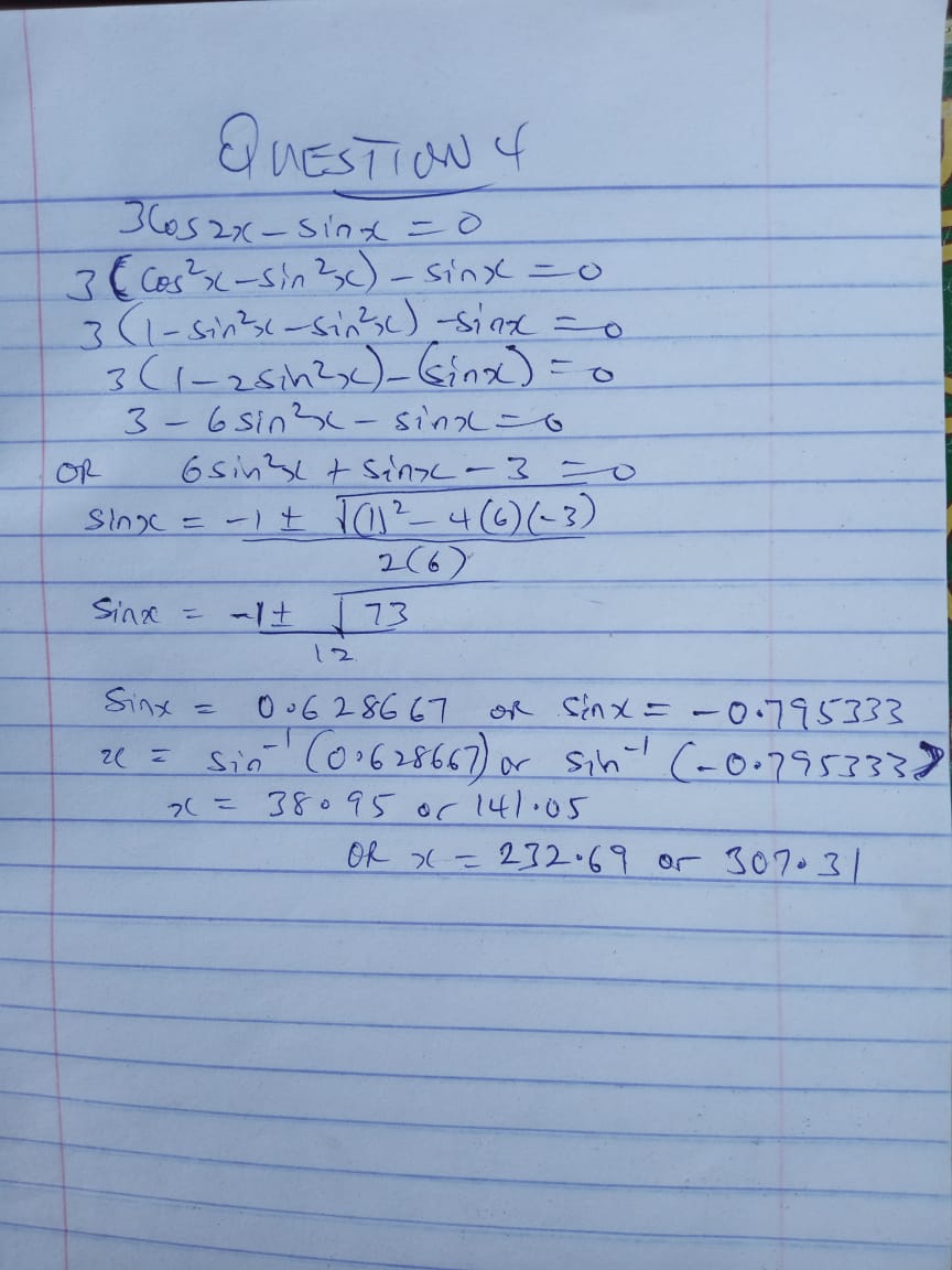 2022 Waec Further Maths Essay Obj Answers 23rd June