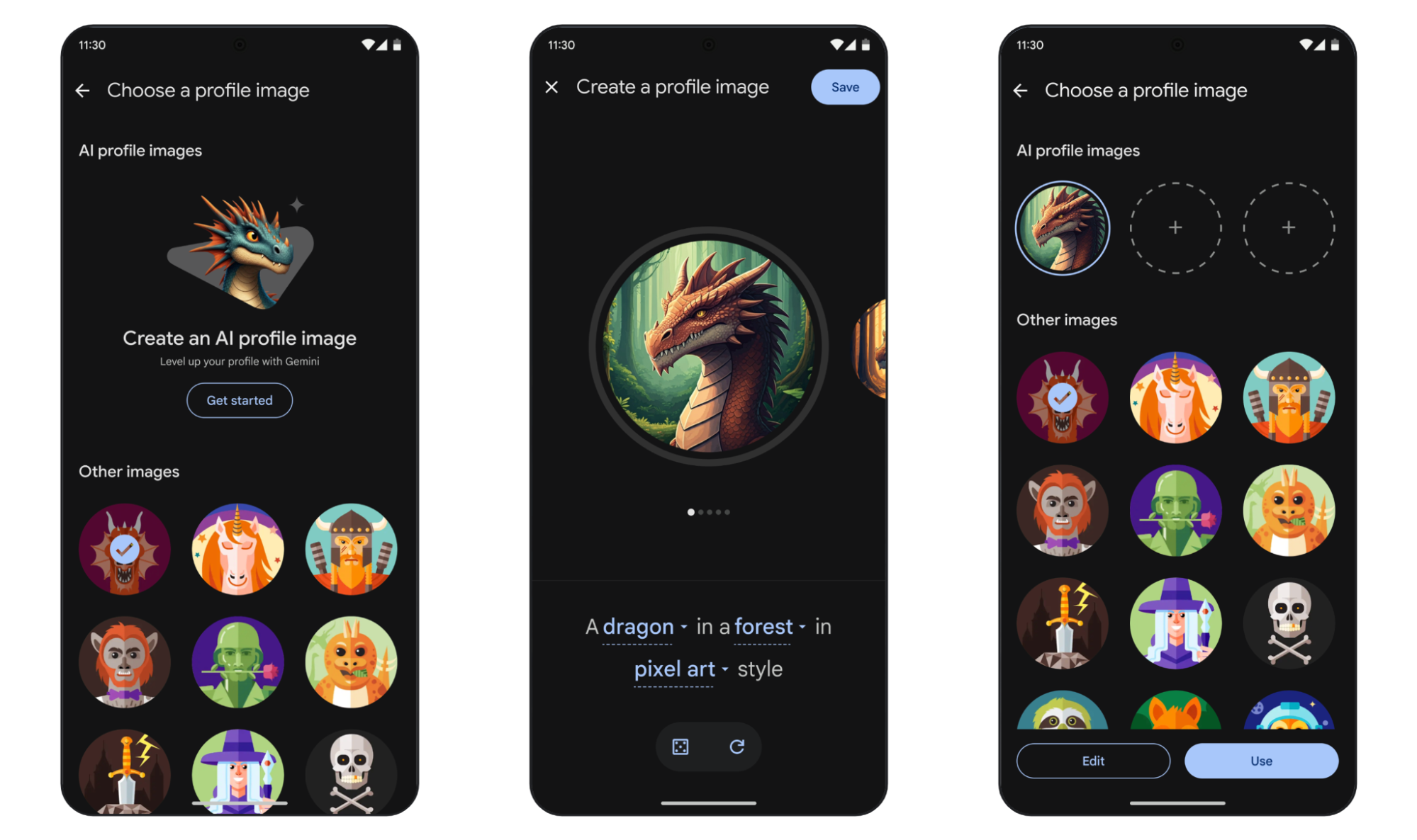 Gen AI avatar profiles create player-centric experiences on Google Play