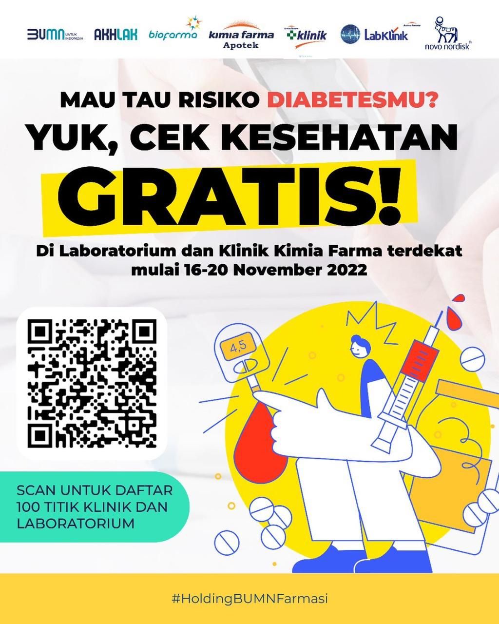 World Diabetes Day 2022 Ayo Ikut Cek Kesehatan Gratis Di Klinik Dan Laboratorium Kimia Farma Terdekat Infonusantara Net