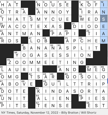 Rex Parker Does The Nyt Crossword Puzzle