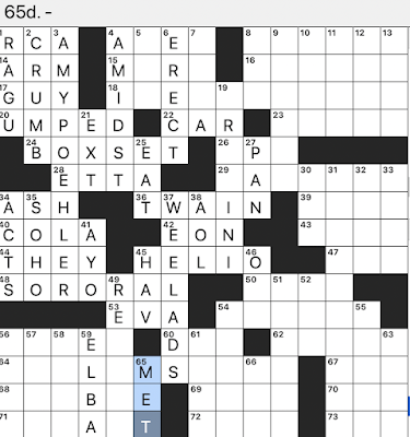 Rex Parker Does The Nyt Crossword Puzzle