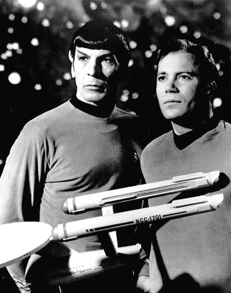 Commander Spock and Captain James T. Kirk