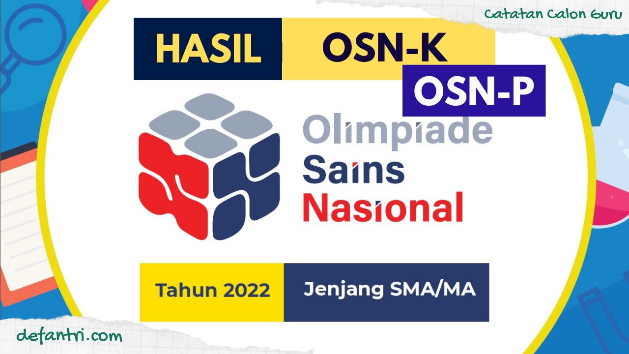 Pengumuman Hasil Osn P Dan Osn K Jenjang Sma Ma Tahun 2022