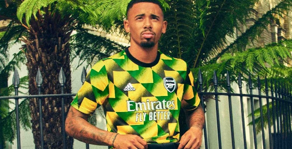 Arsenal 22 23 Pre Match Shirt Released Inspired By Jamaica Footy Headlines
