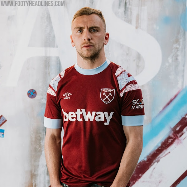 West Ham 22 23 Home Kit Released Footy Headlines