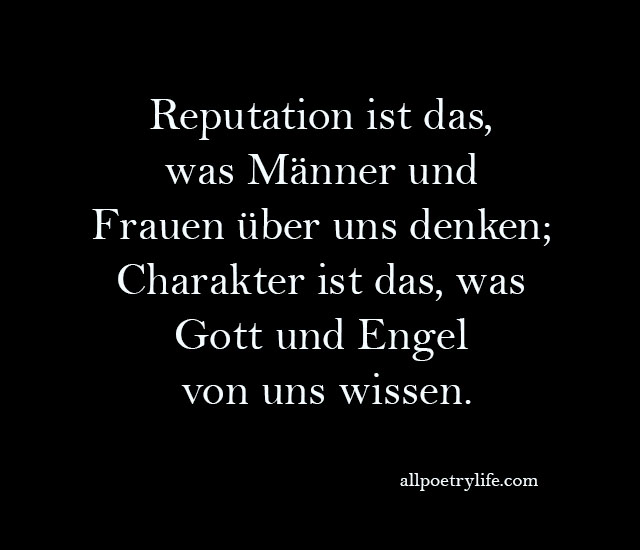 Charakter Spruche Zum Nachdenken