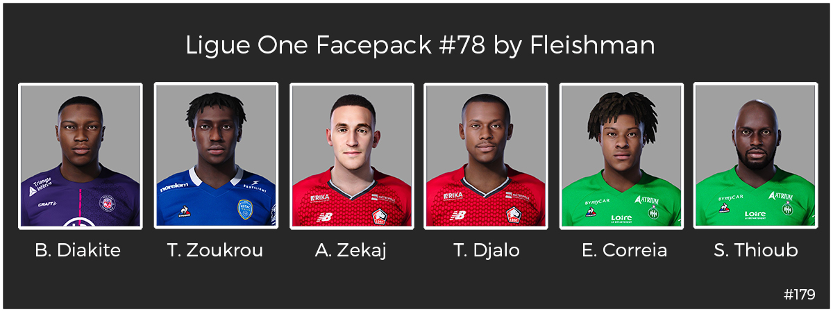 Efootball Pes 2021 Ligue 1 Facepack 78 By Fleishman