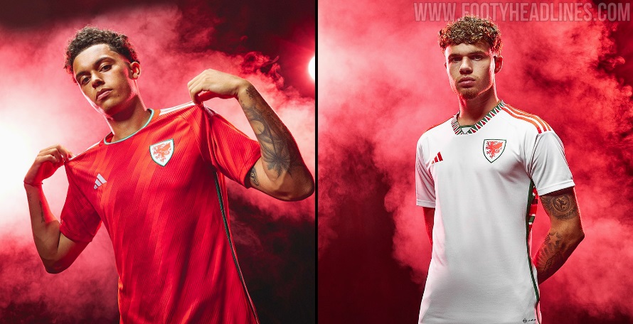 Wales 2022 World Cup Home Away Kits Released Footy Headlines