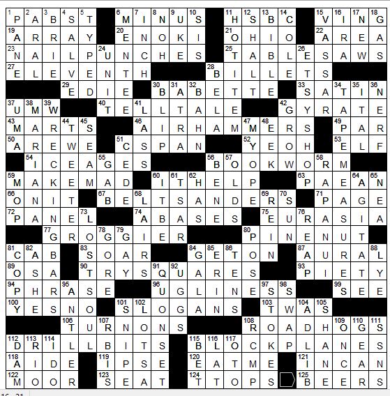 L A Times Crossword Corner Sunday October 16 2022 Gary Larson Amy Ensz