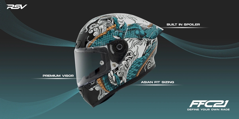 Harga Dan Spesifikasi Helm Rsv Ffc21 Full Face 2022 Semua Varian