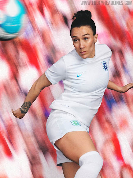 England Women S Euro 2022 Home Away Kits Released Footy Headlines