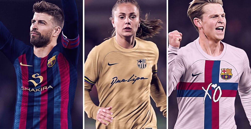 Not Only Spotify Barcelona Kits To Feature Changing Logos Footy Headlines