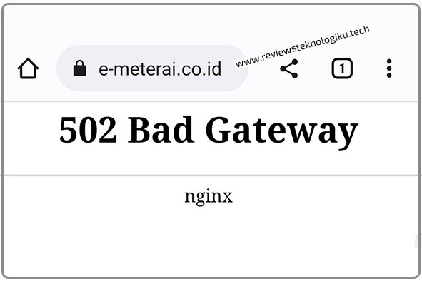 502 Bad Gateway Nginx Di Website Penyebab Cara Atasi Review Teknologi Sekarang